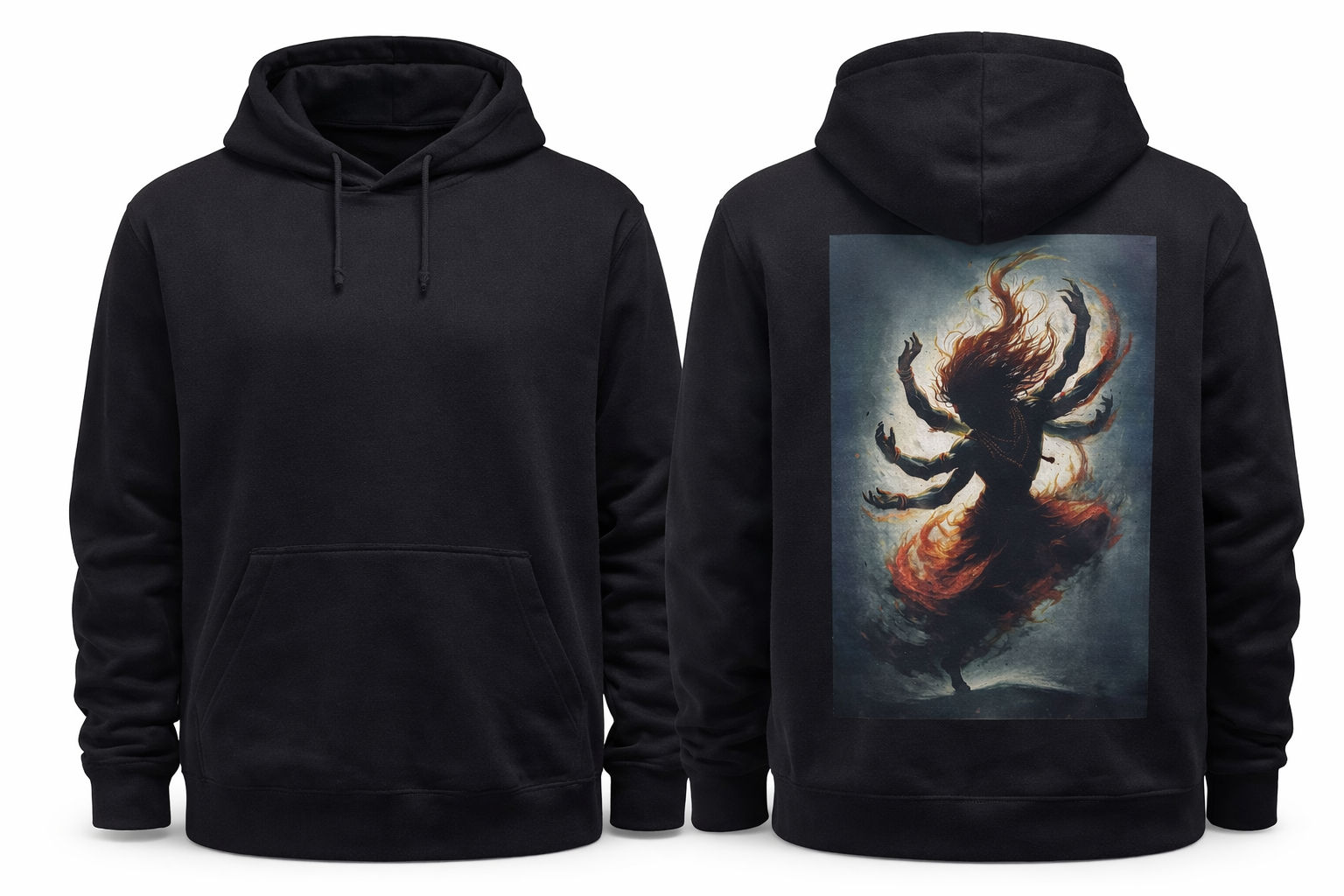 Shiva Black Hoodie