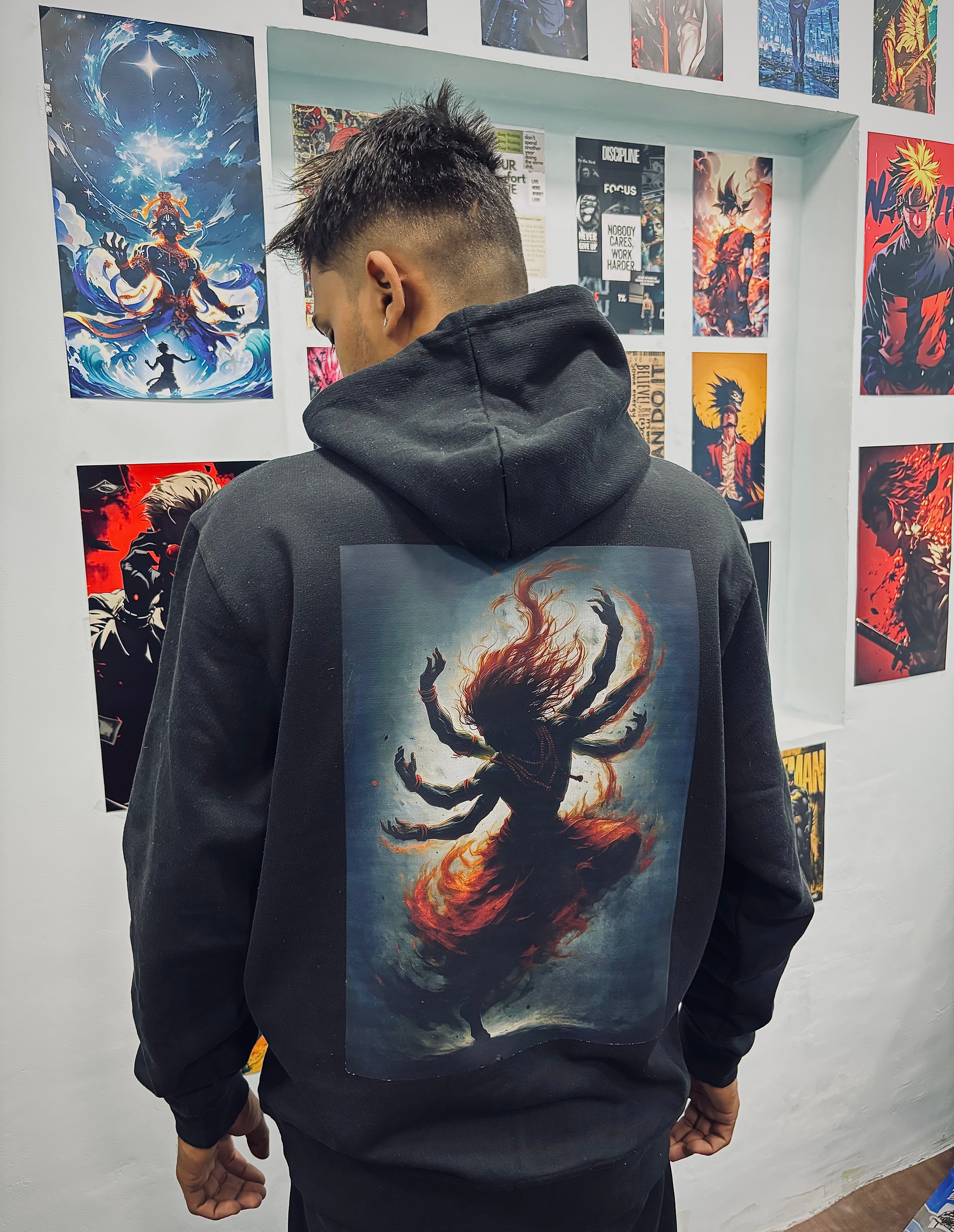 Shiva Black Hoodie
